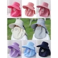 thumbnail image 6 of SikaFu Summer Sun Hats UV Protection Outdoor Fishing Cap for Women Hiking Camping Visor Bucket Hat Removable Fisherman Panama Hat, 6 of 6