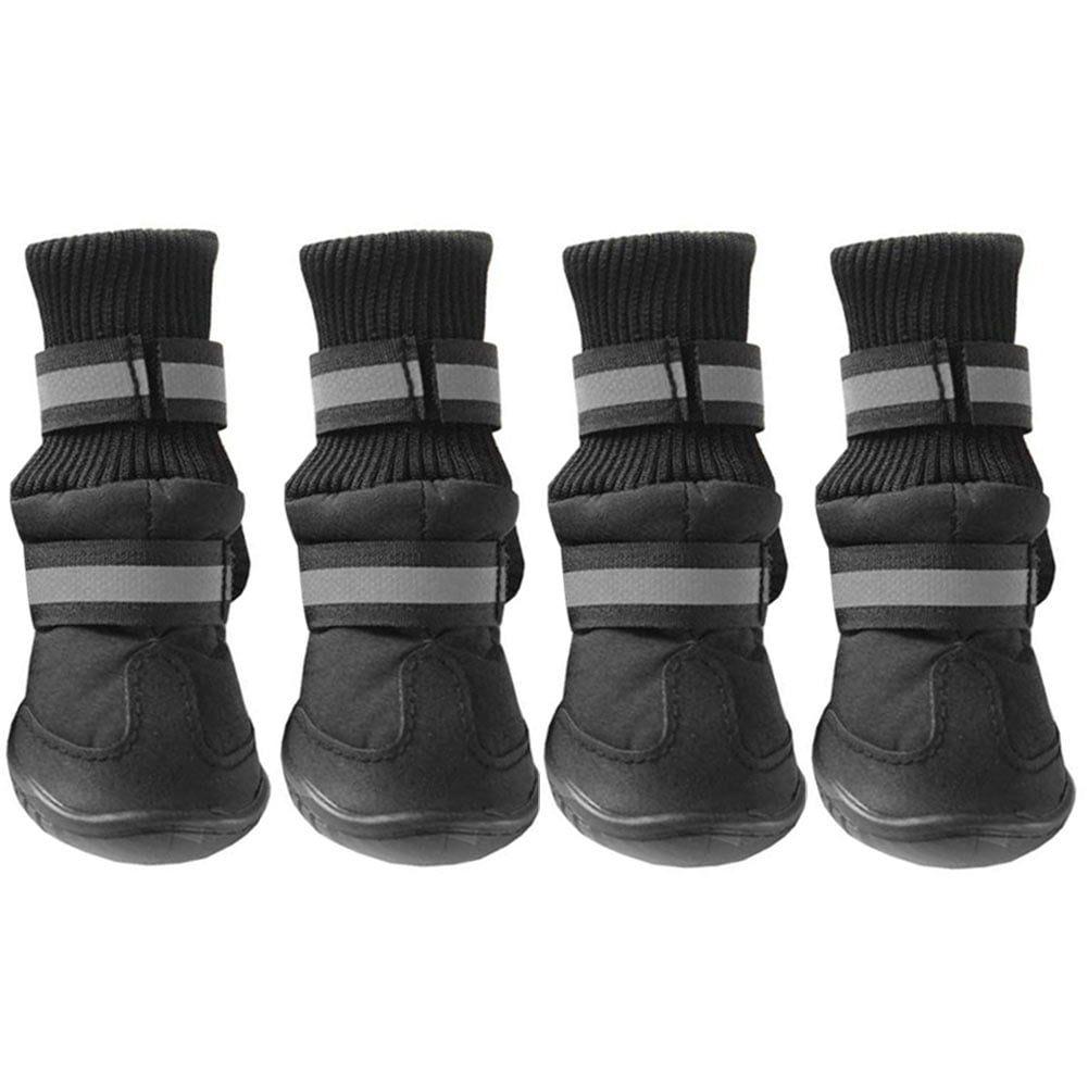 4Pcs/Set Pet Dog AntiSlip Shoes Waterproof Rain Snow Boots For Small