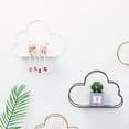 thumbnail image 2 of relayinert Unité de Rangement Murale en Forme de Nuage Style Industriel Étagère en Fil Métallique Blanc, 2 of 6
