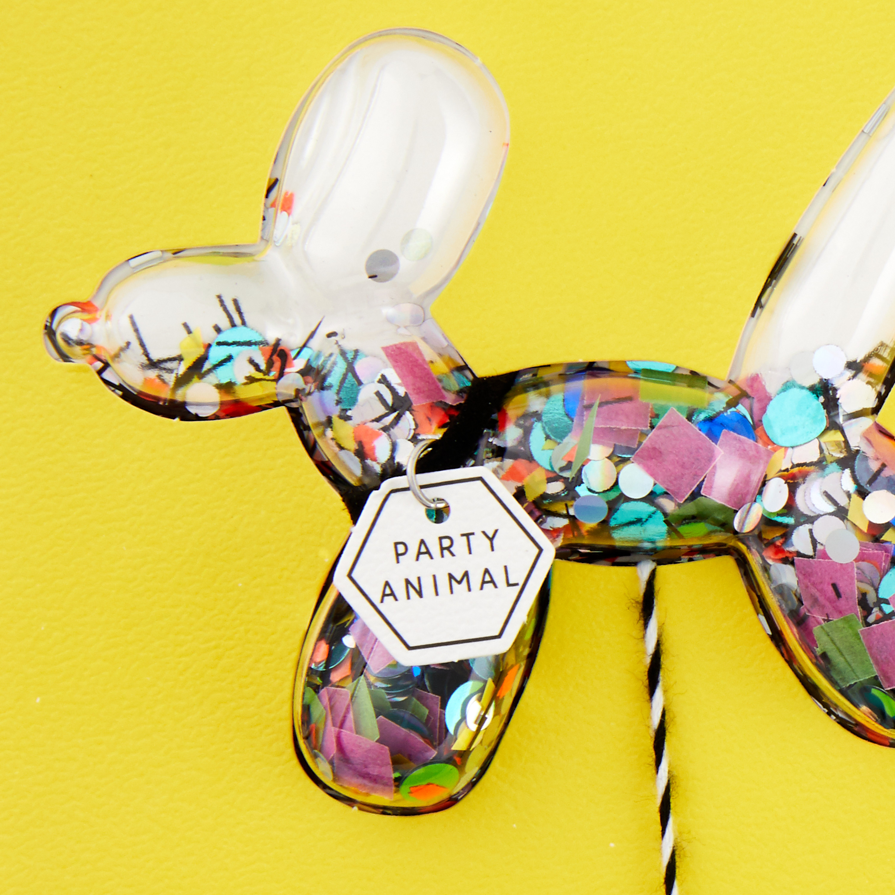 Hallmark Signature Birthday Greeting Card (Confetti-Filled Balloon Animal)