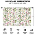 thumbnail image 2 of Blackout Kids Curtains,Pioneer Flower Floral Print Pattern Childrens Insulated Curtains Set Of 2,Bedroom Essentials,Toddler Room Decor 42"x54", 2 of 5