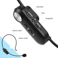 thumbnail image 4 of Andoer Headset All-Purpose Wireless Microphone UHF Wireless Mic Microphone System Built-in Battery with 3.5mm Plug/ 6.35mm Converter for Video Recording Vlogging Live Streaming Teaching Meet, 4 of 7