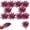 10pcs, variant on Large Realistic Artificial Boston Fern & Dragon's Blood Tree Plants with Vibrant Pink/Purple Leaves, Artificial Ti Plant, Artificial Red Cordyline Ti Plant for Garden, Patio