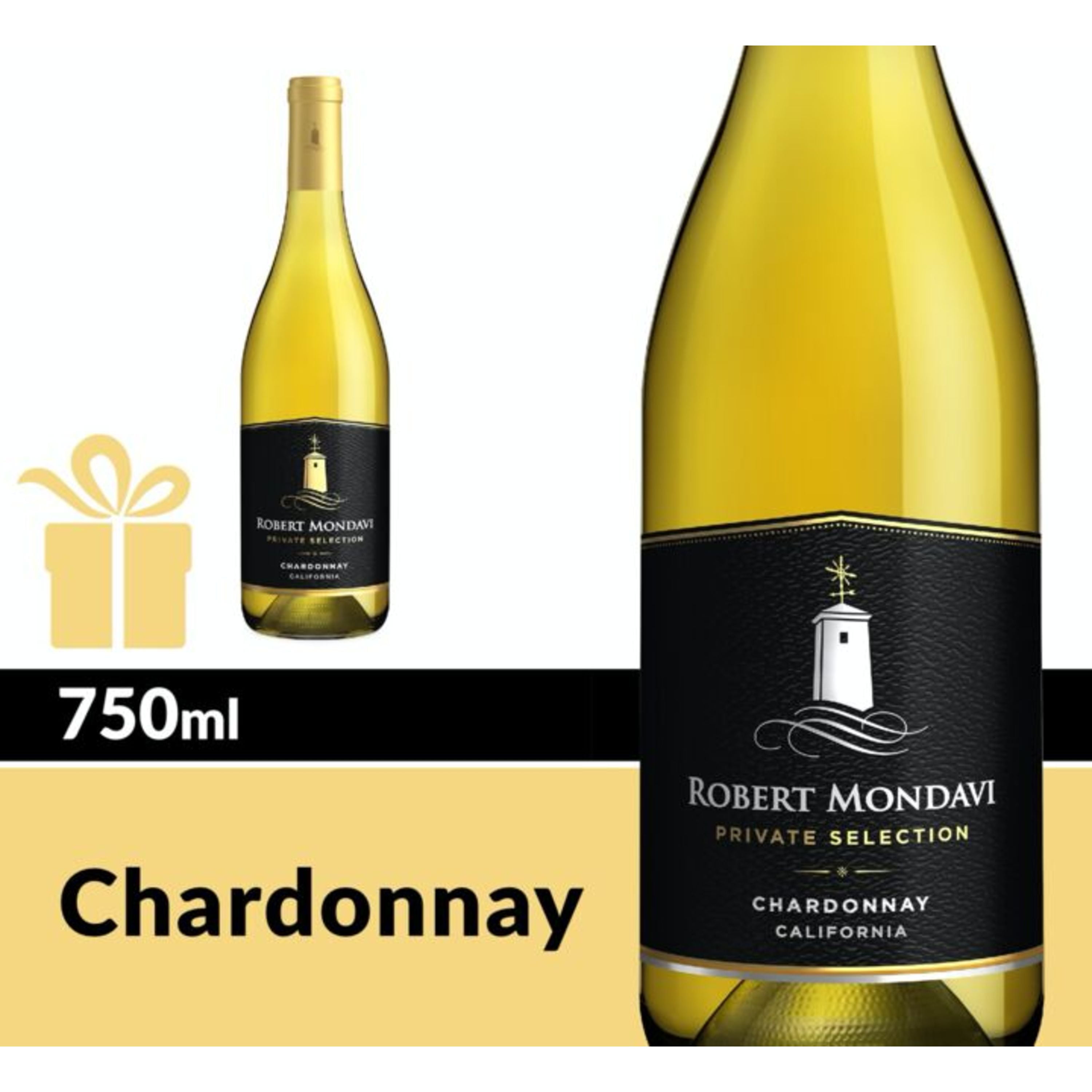 Robert Mondavi Private Selection Chardonnay White Wine, 750 mL Bottle