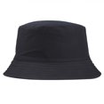 thumbnail image 6 of GWONG Portable Solid Color Folding Fisherman Sun Hat Outdoor Men Women Bucket Cap, 6 of 10