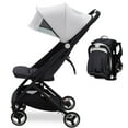 thumbnail image 2 of Faitaliicy Toddler Lightweight Stroller Convenience Stroller Compact One-Hand Fold Travel Stroller With Fold MultiPosition Recline Canopy And Storage Basket For Airplane Friendly Reclining Seat, 2 of 9