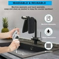 thumbnail image 6 of Visland 2PCS Kitchen Faucet Absorbent Mat, Anti Slip Behind Faucet Splash Absorbent Pad, Microfiber Cloth for Faucets,Kitchen Drying Faucet Racks for Farmhouse,Bar & RV, 6 of 7