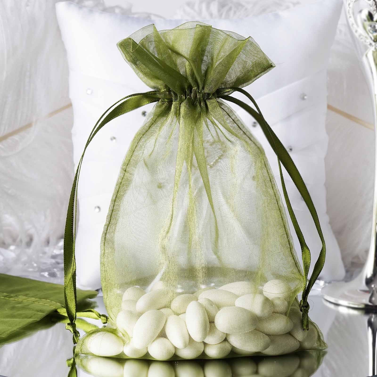 Efavormart 10PCS Organza Gift Bag Drawstring Pouch for Wedding Party ...