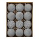 thumbnail image 1 of HWRETIE Christmas Baubles for Tree Decor,12 Pcs Velvet Christmas Balls Flocked Christmas Tree Ornaments Plastic Balls Xmas Decorative Hanging Ornaments Decoration 3.15 Inch, 1 of 6