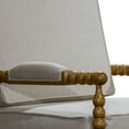 thumbnail image 7 of Accent Chair, Mid Century Modern Fabric Club Chair with Spindle Frames, Tufted Fabric Single Chair for Living Room, Bedroom, Home Furnishings Spindle Accent Chair, Dining Chair,  E, 7 of 7