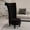 Black, variant on Velvet Upholstered High Back Accent Chair with Button Tufting and Solid Wood Legs, Elegant Throne Style Seating for Living Spaces and Bedrooms
