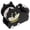 Black, variant on 1 Set Creative Animal Tape Dispenser with Clear Tape Decorative Dog Shaped Washi Masking Roll Cutting Tool Desk Roll Holder for Home Office