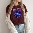 thumbnail image 4 of Nvse-KPop Demon Hunters Team T-Shirt – Unisex Short Sleeve Cartoon Graphic Tee for K-Pop and Movie Fans#Deep Red S, 4 of 4