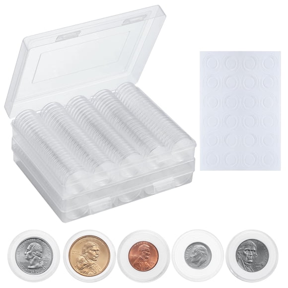 Soporte para cápsulas MUQING, 240 unidades, 30 mm, con caja de almacenamiento