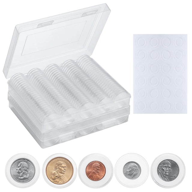 Soporte para cápsulas MUQING, 240 unidades, 30 mm, con caja de almacenamiento