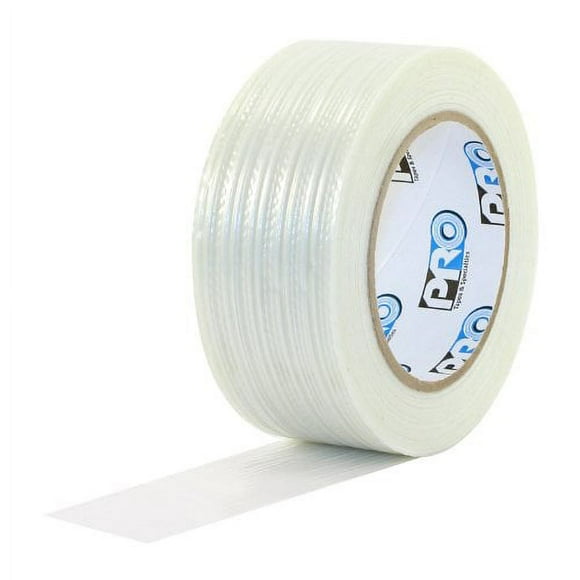 ProTapes Pro 180 Synthetic Rubber Economy Filament Reinforced Strapping Tape with Polypropylene Backing, 60 yds Length x 1" Width (Pack of 1)