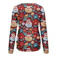 thumbnail image 7 of jjayotai Christmas Ugly Sweaters for Women, Plus Size Novelty 3D Cute Print Long Sleeve Funny Sweatshirts Xmas Ladies Cute Tops Pullover Red M, 7 of 7