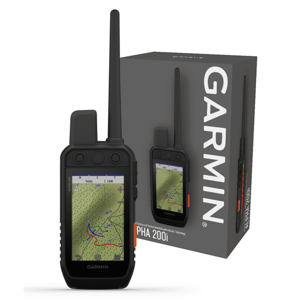 Wearable4U Garmin Alpha 200i Dog Tracking And Training Handheld System And T 5X Dog Device With Leash And Whistle Bundle