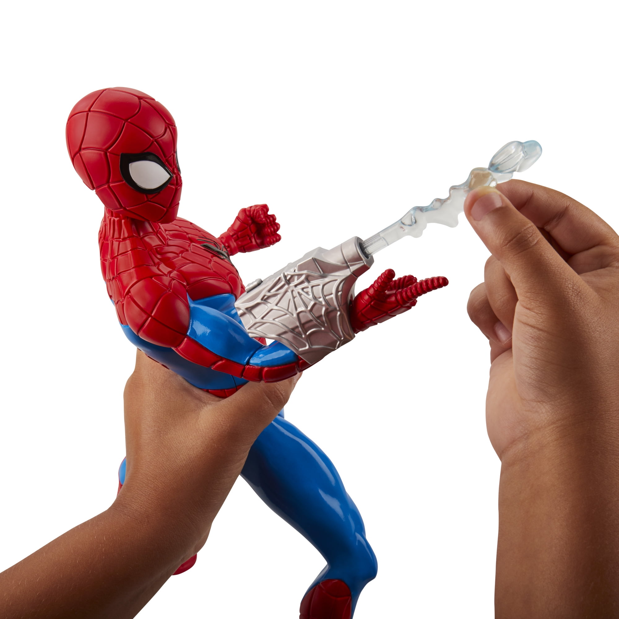 Marvel SpiderMan Thwip 13InchScale Action Figure, Super Hero Toy for Kids Ages 5 and Up  (图3)