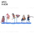 thumbnail image 1 of Figuras de acción de One Piece, Luffy, Sanji, Nami, Chopper Zoro, de PVC, modelo coleccionable, conjunto completo para regalos Qiuyongming unisex, 1 of 2