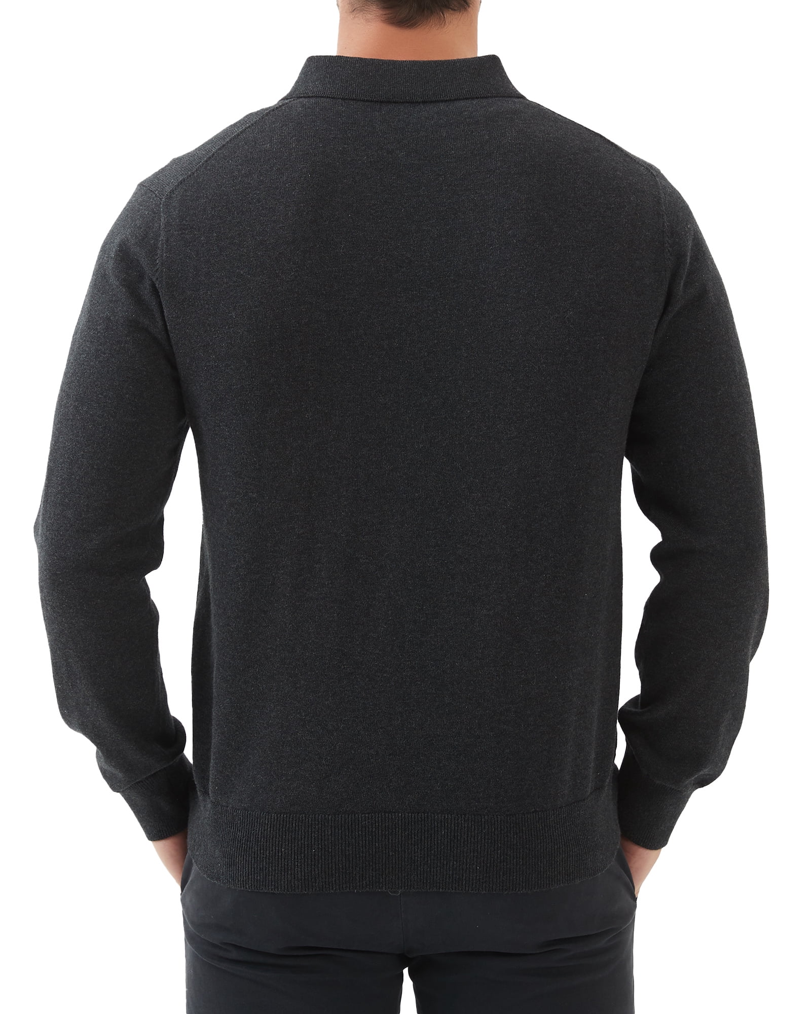 KALLSPIN Men's Cotton Blend Turtleneck Shirt - Long Sleeve Base Layer & Casual Pullover