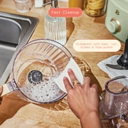 Beautiful 10-Cup Food Processor with Accessories, Sage Green by Drew Barrymore