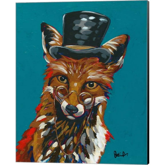 Great Art Now Spy Animals IV-Sly Fox by Jodi Augustine, Canvas Wall Art, 16W x 20H