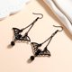 thumbnail image 3 of 2 Creative New Exaggerated Halloween Accessories Retro Versatile Gothic Black Bat Earrings for Women, 3 of 4