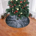 thumbnail image 2 of FMSHPON Misty ForestDense Fog Xmas Christmas Tree Skirt Stand Mat for Holiday Party Decoration Indoor Outdoor 48 inches, 2 of 3
