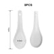 thumbnail image 2 of Delicias asiáticas: cucharas de sopa de cerámica blanca, porcelana resistente fabricada para resistir el calor, diseño ergonómico con gancho para cuchara que garantiza un agarre antideslizante, para, 2 of 5