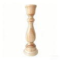 thumbnail image 5 of Unfinished Wooden Candlestick Holders Classic Candle Stick Set for Wedding Decorations Home Table Centerpiece Mantel Shelf DIY Craft Project Rustic Farmhouse Decor, 5 of 7