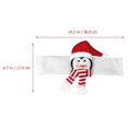 thumbnail image 3 of Paquete de 2 hebillas de cortina navideñas YUANXCMXG con forma de pingüino, 3 of 5