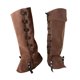 thumbnail image 2 of 2 Piezas Cubiertas de Botas Pirata PU Protector Medieval Gaiteras Punk Estilo Steampunk Leg Guards Adecuadas para Actividades Temáticas Fiestas de Disfraces Representaciones Teatrales Caqui, 2 of 7