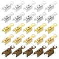 thumbnail image 1 of 200 Pcs Fold Over Cord Ends, 10.2x2.5mm Ribbon Crimp Ends Cap, Clasp Tips for Leather Craft Making Diy (5 Colors), 1 of 6