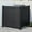 2pcs-Dark grey, variant on 2-Panel Outdoor Vinyl Privacy Screen 50"W x 49"H with Rustproof Aluminum Posts, No-Dig Air Conditioner Fence, Multi-Purpose Enclosure for Trash Cans Pool Equipment Garden Yard