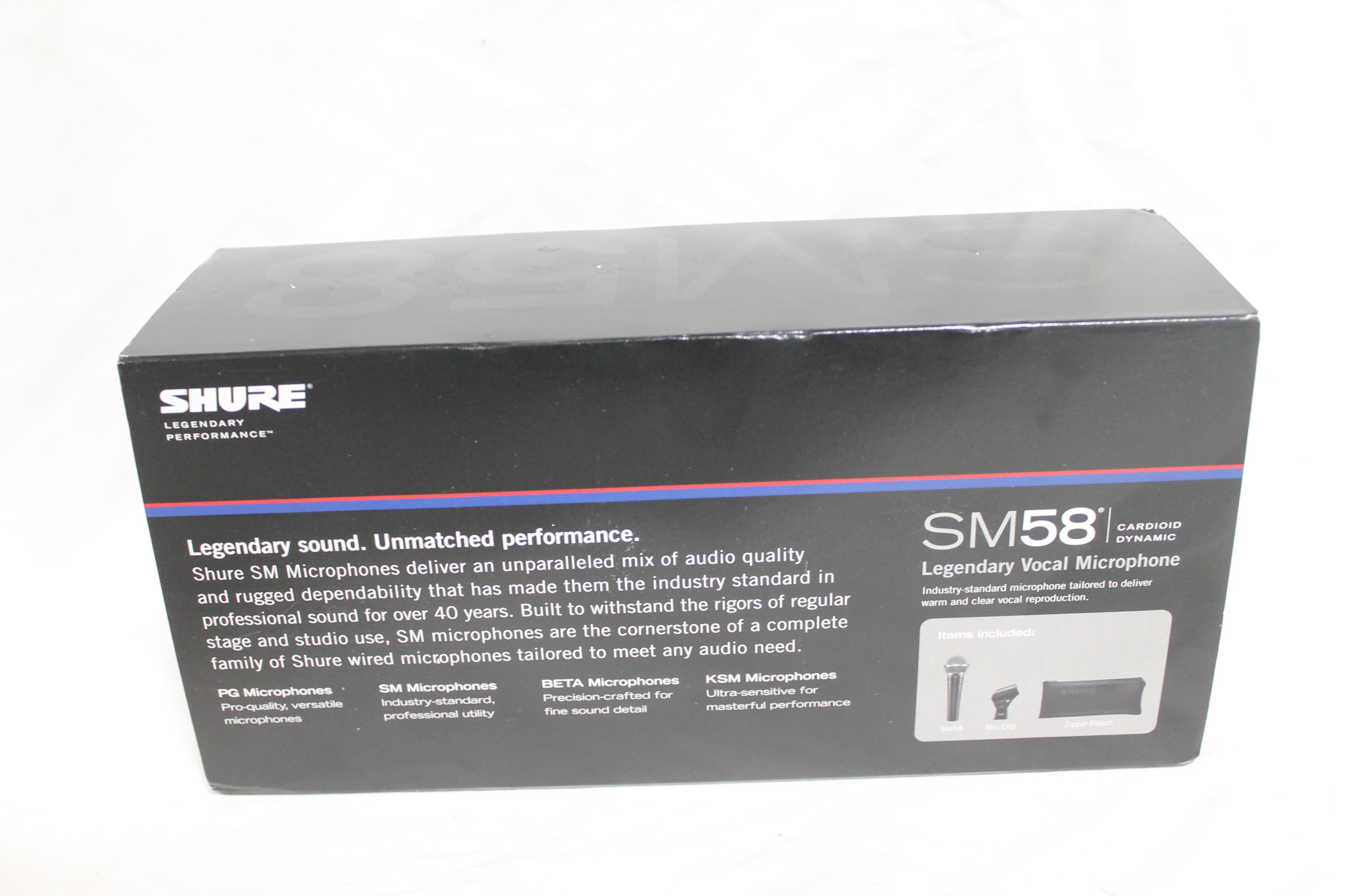 Buy Shure SM58 Cardioid Dynamic Vocal Microphone with 25' XLR Cable
