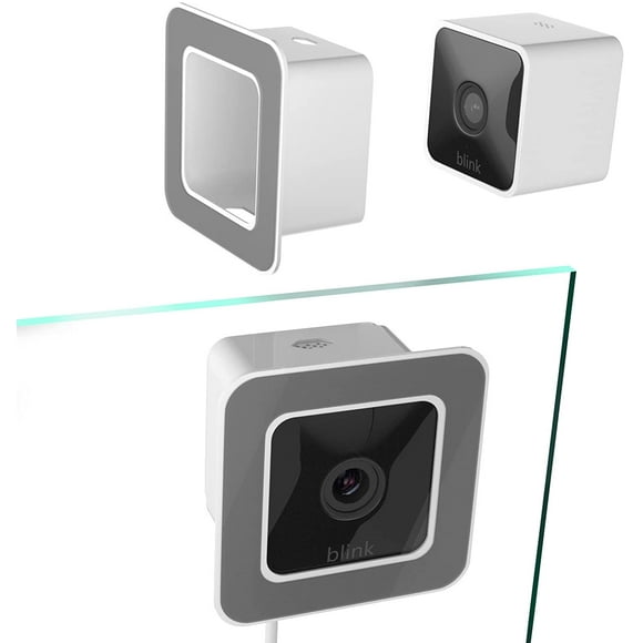 Teccle Support de Fenêtre pour Blink Mini, à Travers la Fenêtre, Utilisez une Mini Caméra Blink, Pas d'Éblouissement, Pas de Reflets Intérieurs (Pack de 2)