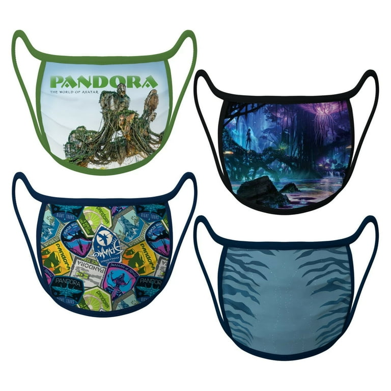Disney Store Pandora World of Avatar Cloth Face Mask Pack Set