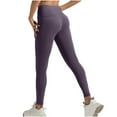 thumbnail image 5 of Straight Leg Yoga Pants for Women Long Solid Color Hip Lift Fitness High Waist Elastic Exercise Yoga Pants, 5 of 6