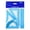 Sky Blue, variant on 8In Geometry Ruler with Protractor and Triangle Rulers, Plastic Measuring Tool for Office and Drafting (1Pcs)