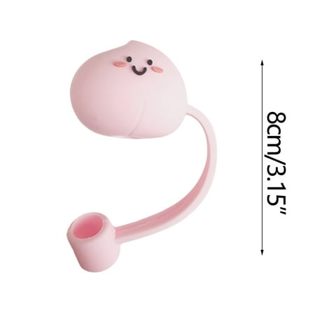 

Jikolililili Clearance 1PC Silicone Straw Tips Drinking Cap Proof Plugs Cover Creative Cup Accessories 6-8mm Straw Sealing Tools