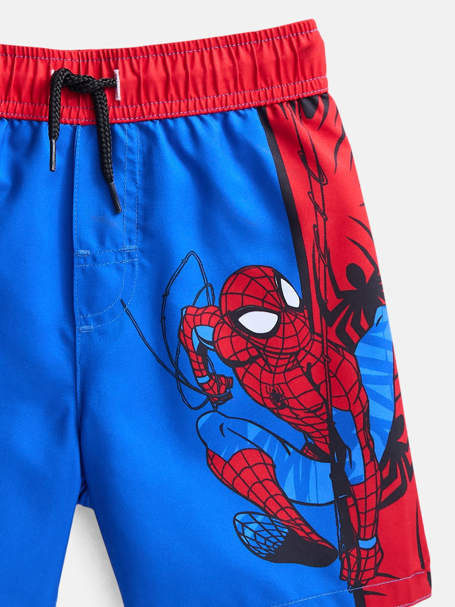 Spider-Man Toddler Boys Character Rash Guard Top and Swim Shorts Set, 2-Piece, Size 12M-5T