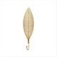 thumbnail image 1 of Gancho de Hoja de Metal Vintage Color Dorado Arte del Hierro para Colgar en la Pared Toallero Estantes de Almacenamiento Estilo 3, 1 of 5