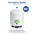 thumbnail image 5 of tankRo RO132-TNK Sistema de filtración de agua RO Tanque de expansión Capacidad de 4 galones – Certificado NSF – Tanque de presión de almacenamiento de agua de ósmosis inversa compacto Válvula de bola, 5 of 5