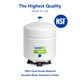 thumbnail image 5 of tankRo RO132-TNK Sistema de filtración de agua RO Tanque de expansión Capacidad de 4 galones – Certificado NSF – Tanque de presión de almacenamiento de agua de ósmosis inversa compacto Válvula de bola, 5 of 5