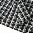 thumbnail image 3 of Yaoyar Plaid Print Button Down Long Sleeve Top for Men, Casual Collared Shirt with Chest Pocket, Relaxed Fit Daily Wear, 3 of 7