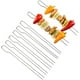 thumbnail image 1 of Brochetas para parrilla de acero inoxidable, ideales como brochetas para shashlik, brochetas para camarones, brochetas para aves, etc., aptas para todas las parrillas WD.WDQZL Hogar, 1 of 6