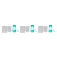 thumbnail image 3 of Minnieouse Nail Stamper Jelly Silicone Double Head DIY Nails Seal Embudo Stencil Print Decoración Pretty Transfer Hogar Verde Verde 3Conjunto, 3 of 6