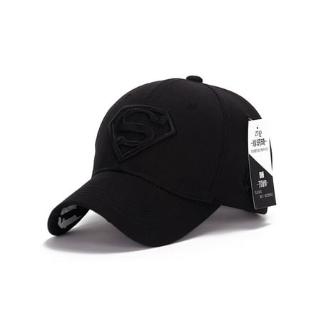 Men Superman Baseball Cap Snapback Hip-Hop Trucker Hat Adjustable (Best Mens Baseball Hats)