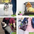 thumbnail image 2 of Juego de 2 dispensadores de bolsas para excrementos de perros con linterna LED y 8 rollos de bolsas para excrementos de mascotas, soporte para bolsas para recoger cachorros con mosquetón para cor, 2 of 3